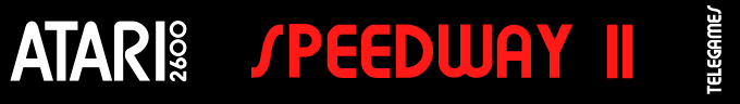 Speedway II logo for Atari 2600